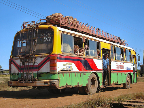 Laos Bus Travel Tour