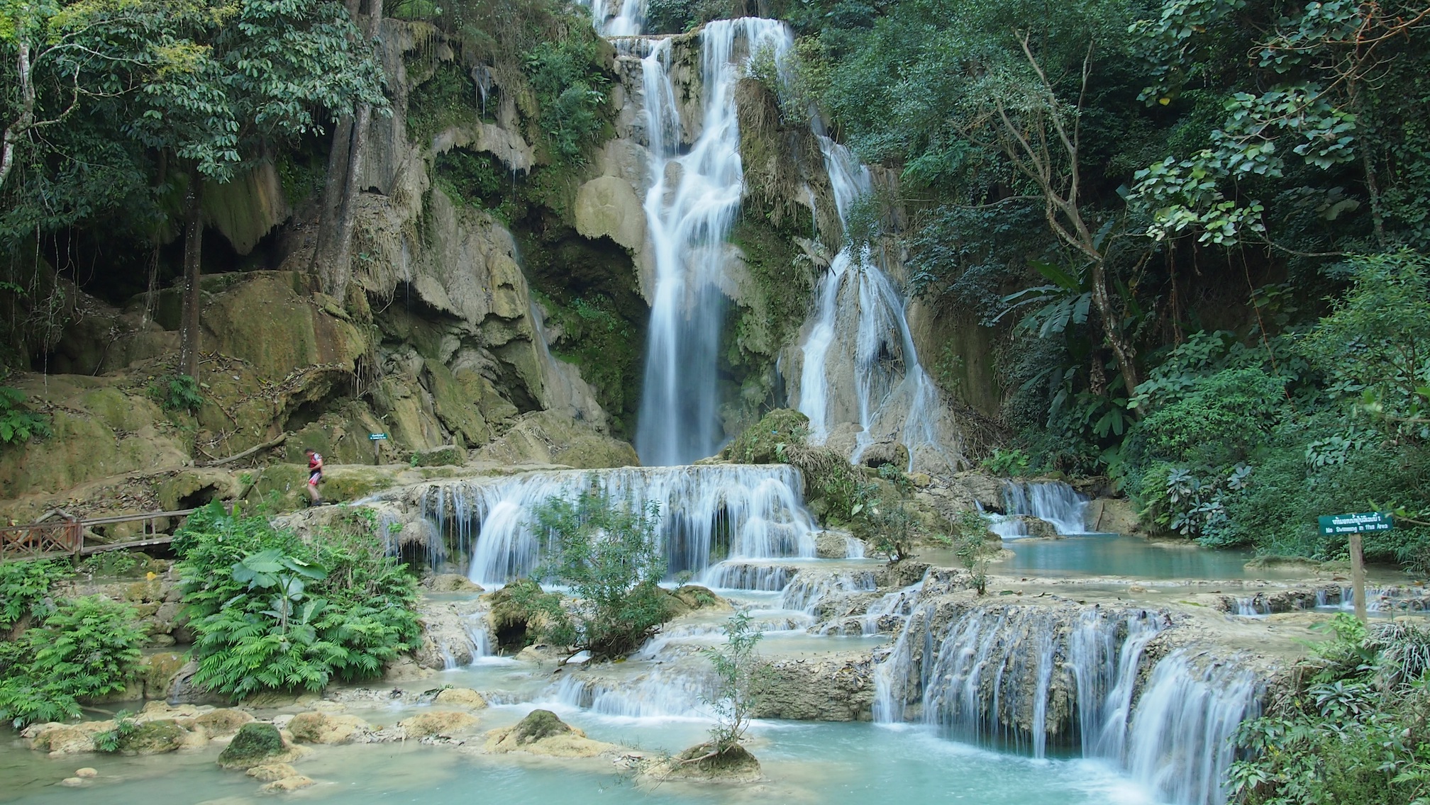 Luan Prabang Laos Tat Kuang Si Waterfall