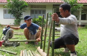 bamboo jungle gym