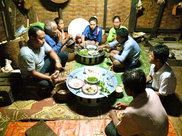 village chief family dinner