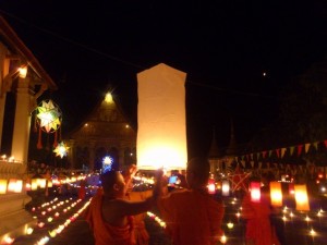 fire boat festival temple lights