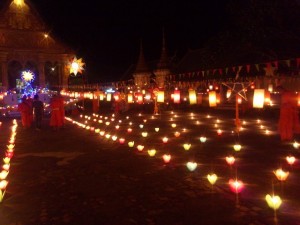 fire boat festival temple lights