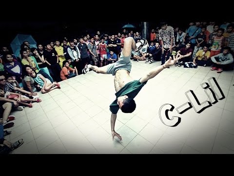 C-Lil B-boy breakdancing in Laos