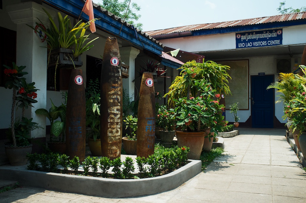 Uxo-museum-luang-prabang-vietnam-war-bomb-shells-laos