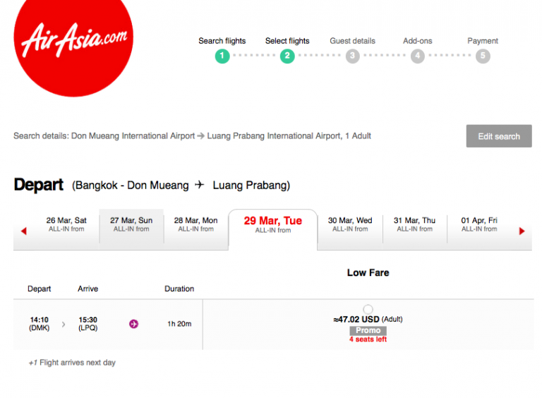 Air Asia flying to Luang Prabang • EXPLORE LAOS