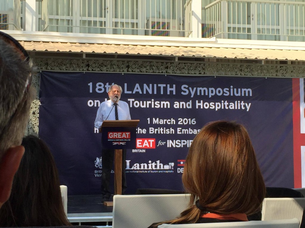 LANITH Vientiane Symposium on Tourism Lord Puttnam