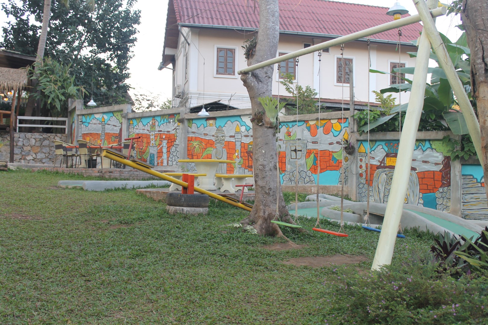 Crazy (mini) Golf & Playground | Luang Prabang with Children • EXPLORE ...